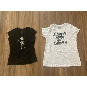 Guess / Torrid Set of 2 Women's Shirts (Size XL/1X) Sequins,